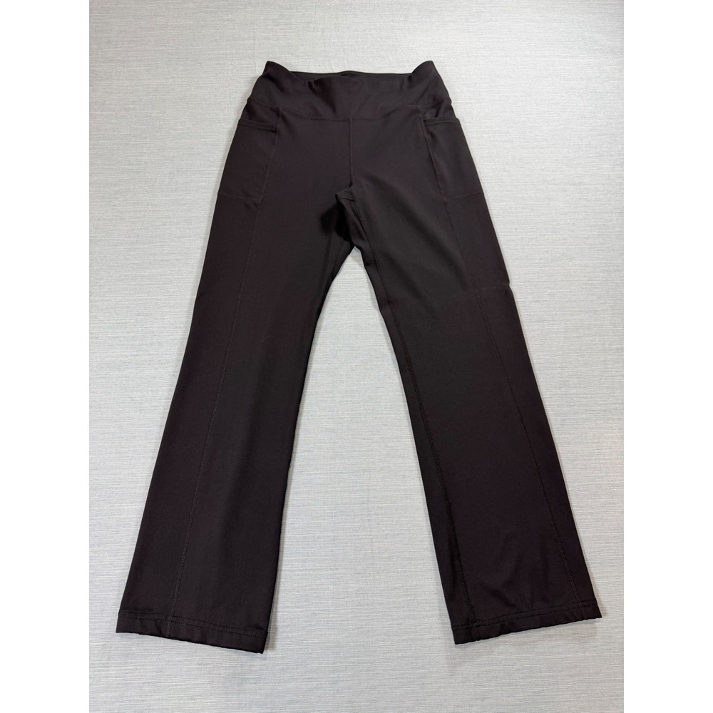 Skechers GoWalk Pants Womens Small Black Excellent Flare Leg Pockets Athletic